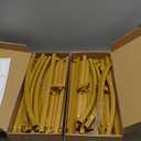 2 Pack Arch Backdrop Stand (7.2FT/6FT), Metal Background Balloon Arch Stand, Baby Shower Backdrop Arch, Gold Arches for Party Decoration