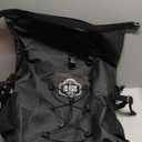 Motorcycle Sissy Bar Bag Waterproof Motorcycle Backpack Tail Bag Travel Saddlebags 35L Duffle Bags PVC 500D Waterproof Dry Bags - Black