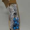 ANNOVA Silverware Set, Retro/Rivet Colorful Stainless Steel Tableware Kitchen Flatware Set Utensils, Includes Dinner Knives, Forks, Spoons & Dessert Spoons (Blue, 24 Pieces)