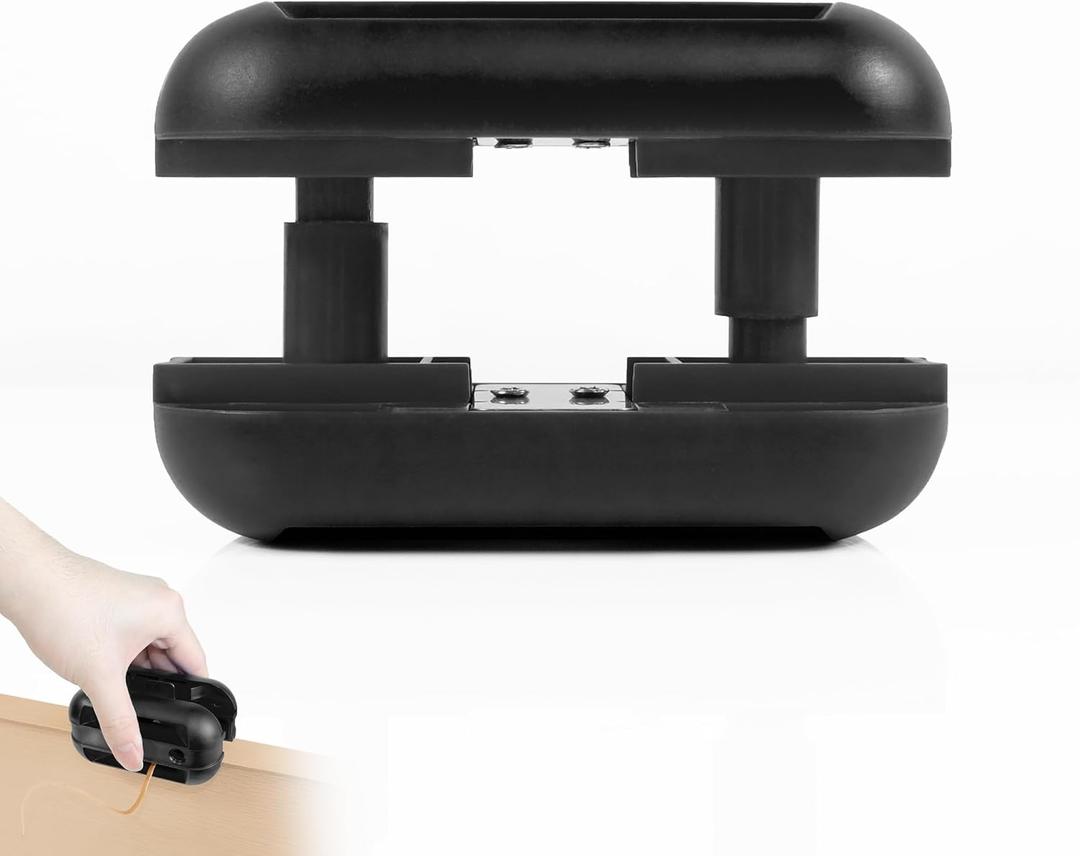 Edge Banding Trimmer with [Tungsten Carbide Blades] & ABS Body, Pneumatic Edge Banding Cutter for Laminate, Melamine, Wood, PVC, Veneer - Double Edge Operation (Black)