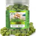 Fancy Pets 120g Cat Grass Treats,Cat Grass for Indoor Cats,Supports Dental Health & Training, Pet-Safe Wheatgrass Kit Treats (green), BB Date: 2028/05/12