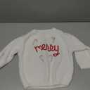 Baby Girl Boy Knit Sweater Blouse Pullover Sweatshirt Warm Crewneck Long Sleeve Tops for Infant Toddler (2-3T, Merry Knitted White)