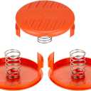 VineHii RC-100-P Replacement Trimmers Spool Cover Cap RC100P, 385022-03 Compatible with Black and Decker AF-100 GH900 GD600 GH610 GH912 ST6600 String Trimmer Weed Eater (3 Cap, 3 Spring)