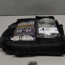 Flux Phenom Magnetic Screen Door - Bugs Out, Breeze in - 9min Install Auto-Sealing Heavy Duty Double Stitched Mesh, 52 Magnets, Hands Free Sliding & Patio Doors Net, Pet & Kid Friendly, 38 x 82 Inch (Jet Black)