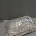 Jinchan Small Window Curtains 45 Inch Length Linen Cafe Curtains for Kitchen Bathroom Bordered Floral Embroidered Short Drapes Rustic Farmhouse Light Filtering Curtain Set 2 Panels Green on Beige