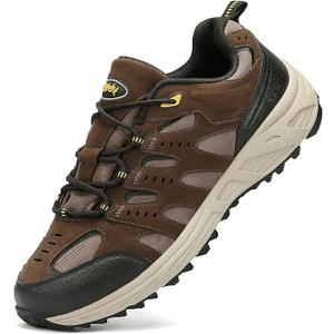 Kricely Men's Trail Running Shoes Non Slip Hiking Shoes Tennis Shoes Fashion Sneakers Workout Footwear 44