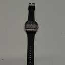 Watches for Men Unique Rectangle Relojes para Hombres Black Wristwatch with Digital Analog Dual Time Display Countdown Stopwatch Punk Cool Design 5ATM Waterproof