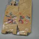 Qpout 27Pcs Christmas Kraft Paper Candy Boxes for Gift Giving,3D Xmas Goody Gift Cookies Treat Boxes,Decorative Christmas Favor Boxes for Holiday Xmas Party Favors Supplies Bag Fillers