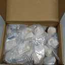 Amerdeco 30 Pack Brushed Brass Kitchen Cabinet Knobs Single Hole Cabinet Pulls Round Gold Drawer Knob Dresser Knobs for Bathroom Cabinets, knob, 30, Champagne Bronze