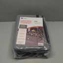 Premium Christmas Ornament Storage Box  Holds up to 72-3 Ornaments + 6 Side Slots for Figurines & Nutcrackers  Holiday Decoration Organizer  Durable 600D Grey Canvas (Gray)