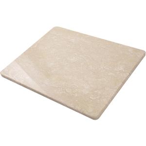 Natural Marble Cutting Board For Kitchen, 16 x 20 Inch Marble Slab Pastry Board With Non-Slip Feet For Baking, Cheese, Charcuterie, Chocolate Yellow Marble White Golden