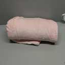 Bedsure GentleSoft Sherpa Fleece Throw Blanket for Couch, Non-Heated, Thick and Warm Throw Gifts for Women and Girls, Soft Fuzzy Plush Blanket for Winter, Room Home Decor, Pink, 50x60 Inches