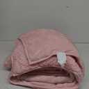 Super Fuzzy Soft Sherpa Fleece Weighted Blanket, 15 lbs Dual Sided Fluffy Heavy Weighted Blankets for Adults - No Bunching with Double Layers of Soft Inner Lining (60"x 80", 15 Pounds) (Pink)