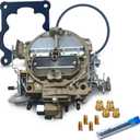 Rochester Quadrajet Carburetor 4 Barrel Carburetor - Compatible with Chevy Quadrajet 1901R 4MV Chevy 66-73 Manual Divorced Choke Replace Corvettes 75-79 650 CFM Carb Chevrolet Engines 327 350 427 454