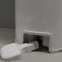 Diaper Genie Platinum Pail (Lily White) is Made in Durable Stainless Steel and Includes 1 Easy Roll Refill with 18 Bags That can Last up to 5 Months.