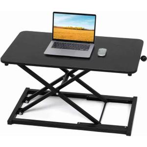 Keyboard Riser for Stand Up Desk Riser,Standing Desk Converter Height Adjustable,Computer Keyboard Stand for Desktop,Ergonomic Sit Stand Computer Workstations Black Size 23.6 Inch