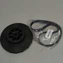 OEM WH03X32217 Washer 1/2 HP Motor Pulley & Belt & Nut Set Compatible with GE, Replacement Part WH07X24182 WH49X25377 4975025 AP7018598 PS16554753 EAP16554753