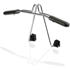 Zento Deals Chrome Car Seat Coat Rack Hanger - 11in to fit onto Most headrests (Silver 1)