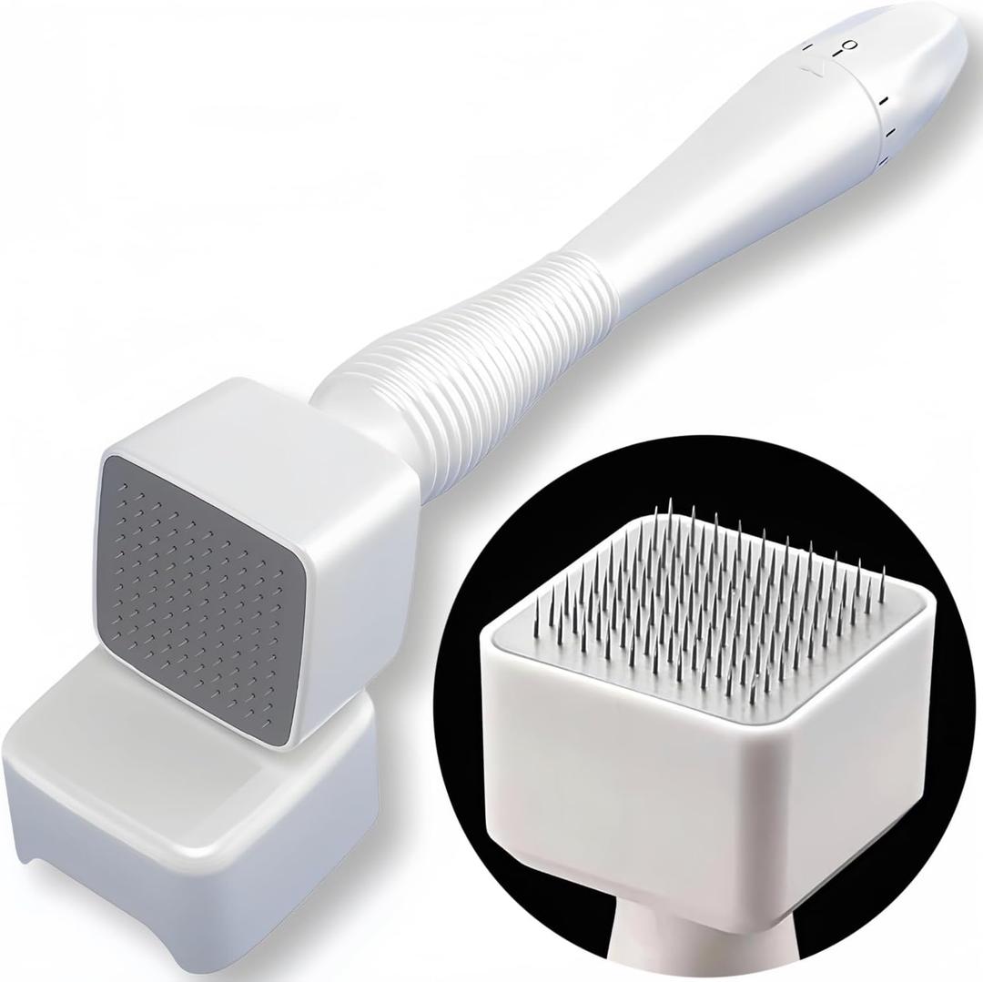 Derma Stamp for Hair & Beard Micro-exfoliating Tool Dermastamp for Women and Men