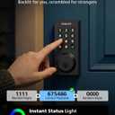 Philips Smart Lock, Smart Door Lock Built-in WiFi, App Remote Control, Keyless Entry Door Lock for Front Door, Deadbolt Lock Auto Lock, Support Alexa & Google, IP54 Waterproof, Black