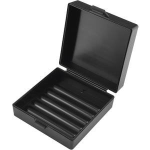 Square Soap Dishes Holder for Shower Travel Soap Container with Lid Lightweight Waterproof Soap Box for Dr. Squatch Men's Soap Bar for Traveling Toiletry Gym Bathroom (Black)