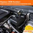 Aluminium Alloy Front Engine Coolant Reservoir Tank For 2018-2025 Wrangler JL&JLU,2020-2025 Gladiator JT 2.0&3.6L,Expansion Metal Bottle,Replace 68364312AC/68364312AA/68364312AB/68388115AB