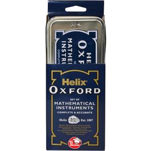 Helix Oxford Maths Set with Storage Tin (ORIGINAL)