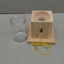 1 PCS Wood Carpenter Bee Trap for Outside - Best Bee Trap - Nature Hanging Carpenter Bee Traps Plastic Jar Outdoor - Insect Traps