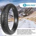 1/2 Pack 20/24/26x3.0 Fat Bike Tires ebike Tires with Tubes MTB Heavy Duty Wear-Resistant E-Bike Mountain Snow Bike Tire 20/24/26 x 3 Fat tireBlack