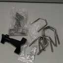 2Pcs High Lift Universal Mount 1"-2.5" for Front Tube Adjustable for Jack Tube Mount Bracket for Jeep for Wrangler JK TJ Roof Rack Front(Black)