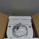 Bidet Toilet Seat, Round, Electric, Warm Water, Air Dryer, Heated Seat and Slow Close Lid, Front and Rear Wash, Night light, Wireless Remote, 102D (Round)