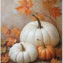 Fall Wall Decor Vintage Pumpkin Oil Painting Canvas Wall Art Print Pumpkin Painting, Rustic Fall Art, Vintage Autumn Wall Print Halloween Thanksgiving Autumn Decor