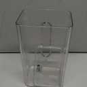 Tissue Box Holder Wall Mounted, Damage-Free Adhesive, Clear Tissue Box Holder for Bathroom, Kitchen, and Living Room, Plastic Decorative Tissue Box Home Decor Transparent