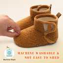 BARERUN Baby Toddler Slippers Girls Boys House Shoes Fuzzy Boots Socks