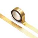 SIDAZON Gold washi Tape for wall Decor Decorative Tape Crafts Washy-Tape Mirror Tape Gold Strips Metallic washi Tape Self Adhesive Masking Tape 0.59in x33FT