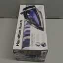 Hamilton Beach Steam Iron for Clothes & Garment Steamer with Smooth Press Stainless Steel Soleplate, 1200 Watts, 8 Retractable Cord, Black (14214)