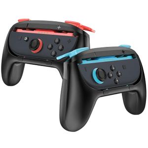 ProCase 2 Pack Joy-Con Grips for Nintendo Switch 2 2025 Released, Wear-Resistant Comfort Controller Hand Grip Handles Holder for Joycon -Blueorange