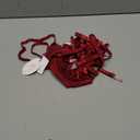 Avidlove Lingerie For Women Floral Lace Garter Lingerie Set Underwire Bra Panty Set With 1pair Leg Ring (Small, Wine Red)