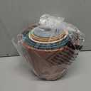 Meowell 7/6.5/6/5.5/5/4.5/4 inch Plant Pots for Indoor Outdoor Plants, 7 Pack Thick Flower Pots with Drainage Holes and Saucers, Modern Wave Texture Small Plastic Planters Nursery Pots, Multicolor