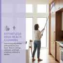 Snap Grip 2026 Upgraded Mini Mop, with 5 Non Scratch Wire Dishcloths (45.3in+10cloths)