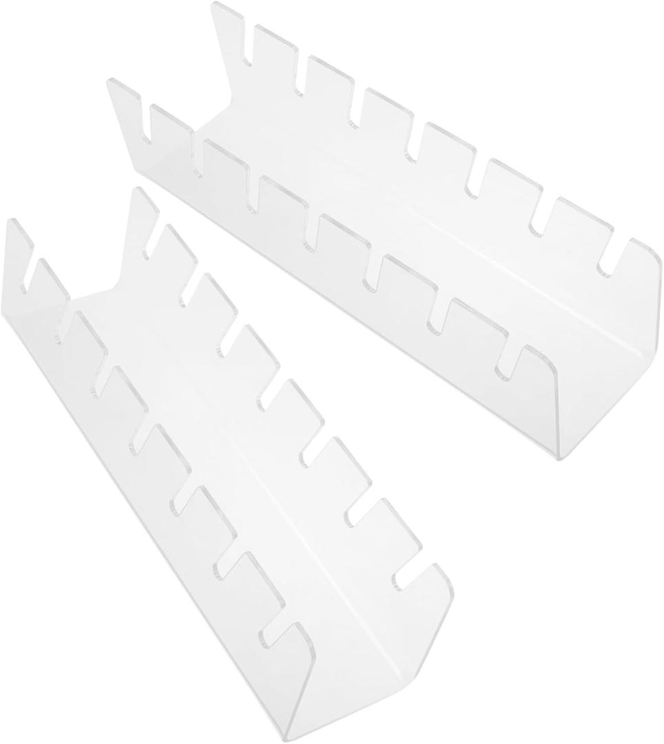 STOBAZA 2pcs Clear Hat Stand for Baseball Caps Display No Installation Required Compact Organizer for Closet and Dresser Multifunctional Storage for Hats Scarves and Accessories