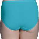 Fruit of the Loom Women's Breathable Underwear, Moisture Wicking Keeps You Cool & Comfortable, Available in Plus Size (9, Micro Mesh - Low Rise Brief - 6 Pack - Colors May Vary)