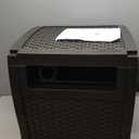 Suncast Hose Reel with Smart Trak Hose Guide, Water-Tight Connection, Durable Resin Construction, 225' Hose Capacity, Brown, Made in the USA