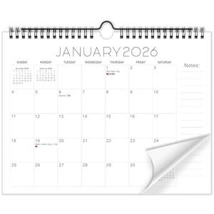 FZD 2026 Wall Calendar – 18-Month Planner from January 2026 to June 2027, Stylish Monthly Planner for Home & Office Use, Pack Of 3