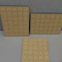 30 Piece Blank Puzzle with Tray to Draw on, Each Piece is Unique, Custom Puzzle for Crafts & DIY, Make Your Own Wooden Jigsaw Puzzles