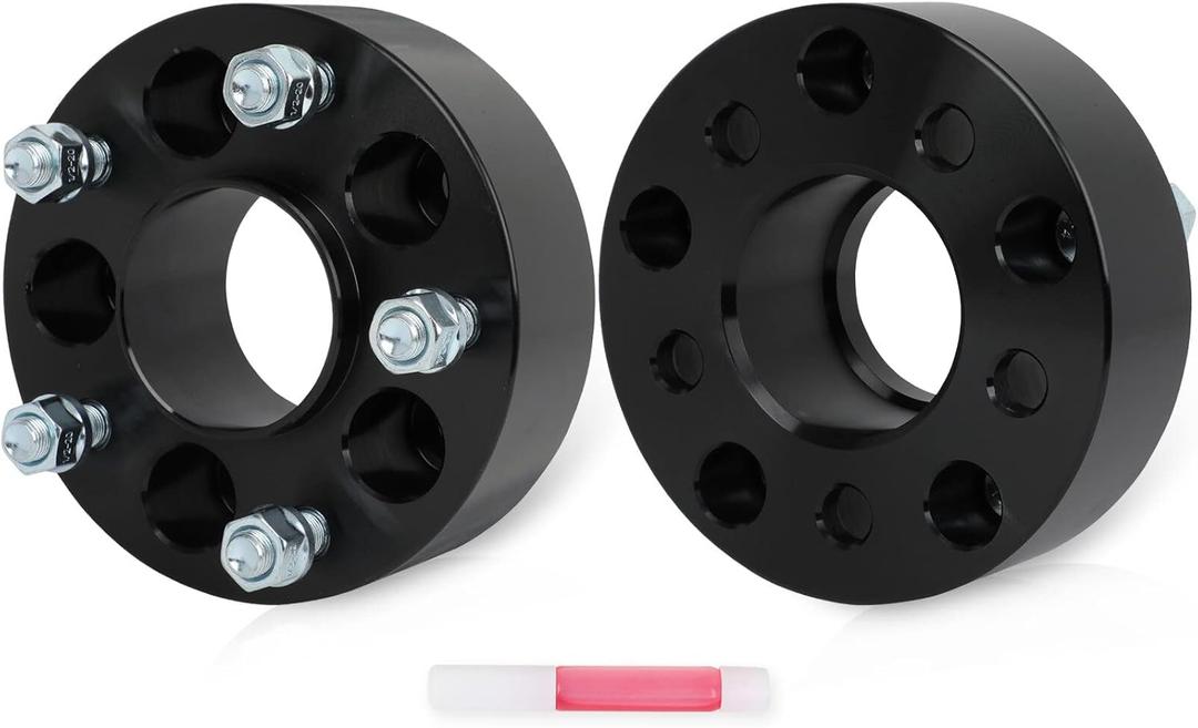 ECCPP 2PCS 2 inch 5 Lug Hub Centric Wheel Adapters Conversion 5x4.5 to 5x5 71.5mm Fits for jeep Grand Cherokee for jeep Wrangler JK TJ YJ with 1/2"x20 NOT FIT Stock Rims