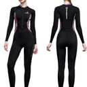 Skyone Full Body Rash Guard Swimsuit Dive Skins for Women Men, Thin Wet Suit Diving Suit UV Protection Long Sleeve Scuba Skin L