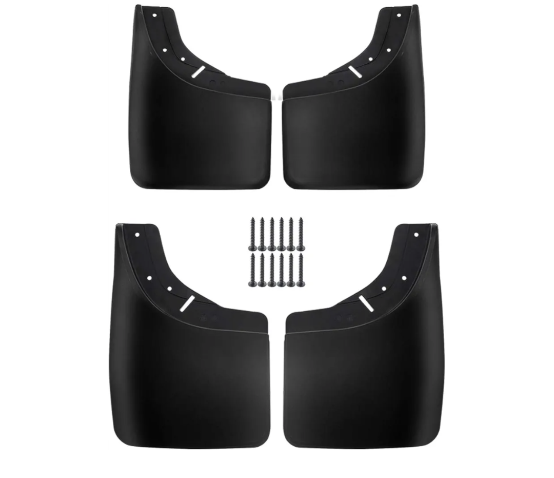 Set of 4PCS Mud Flaps Splash Guards Mudguard Mudflaps Compatible with Chevrolet & GMC C/K Class, C1500 C2500 Suburban 92-99, C2500 K3500 88-20, Tahoe 95-99, Yukon 92-99, Truck, Front & Rear
