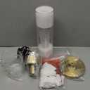 Modern Glass Brass Pendant Lights Kitchen Island, Adjustable Cord Pendant Light Fixtures, Kitchen Pendant Lighting Over Island, Indoor Chandelier for Bedroom Bathroom, Included Bulb