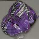 WILDPARTY Fairy Costume Set with Butterfly Wings, Tutu, Butterfly Hair Clips, Magic Wand, Headband and Veil for Age 3-8 Years (Spotty Purple)